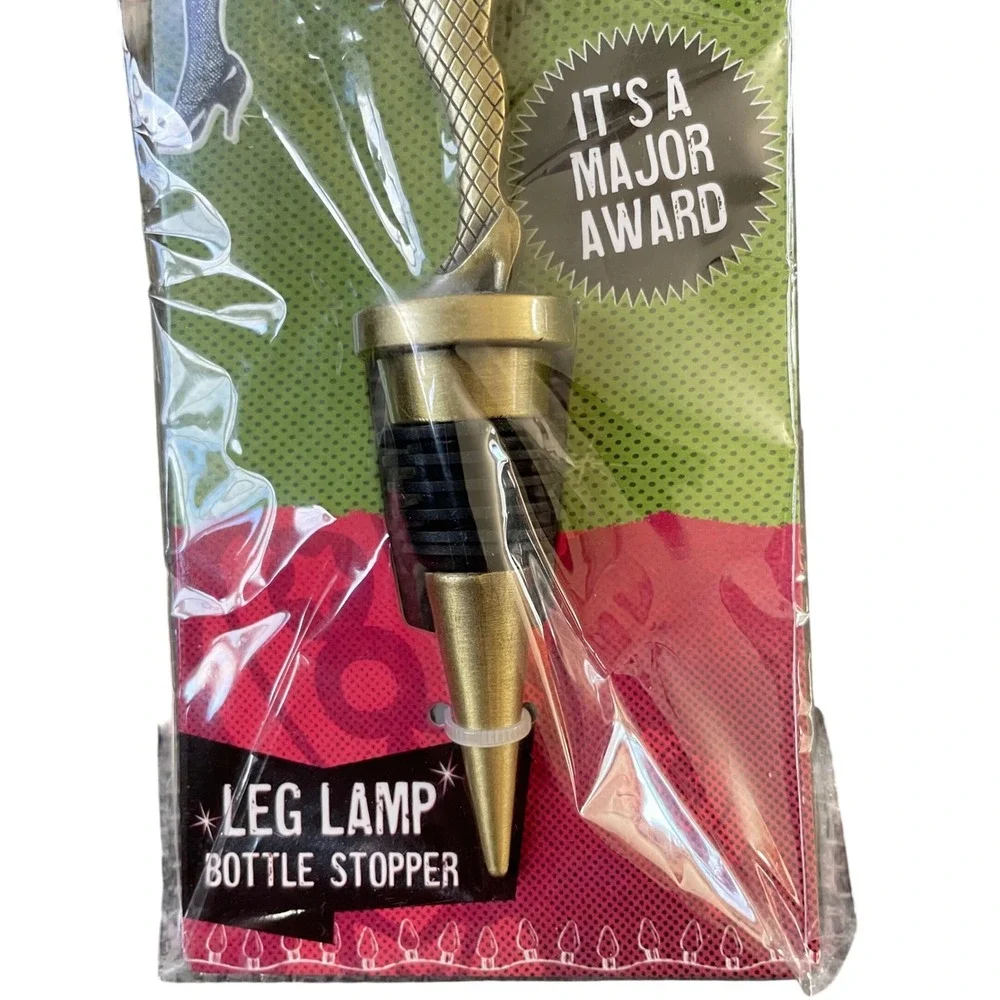 NEW A Christmas Story Leg Lamp Wine Bottle Stopper Major‎ Award Barware Gift